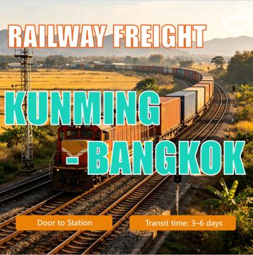 Kunming'den Bangkok Tayland'a Demiryolu Lojistiği Hizmeti