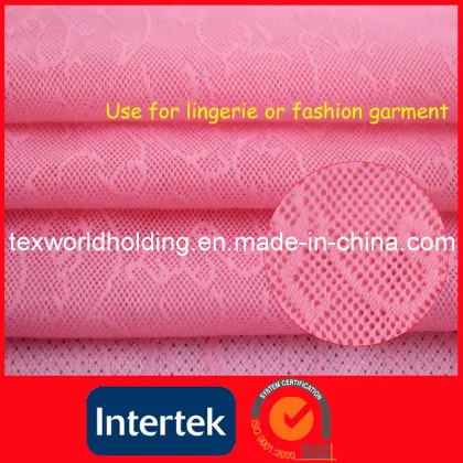 Knitted Dye Stretch Jacquard Nylon Spandex Fabric (WNE3107)