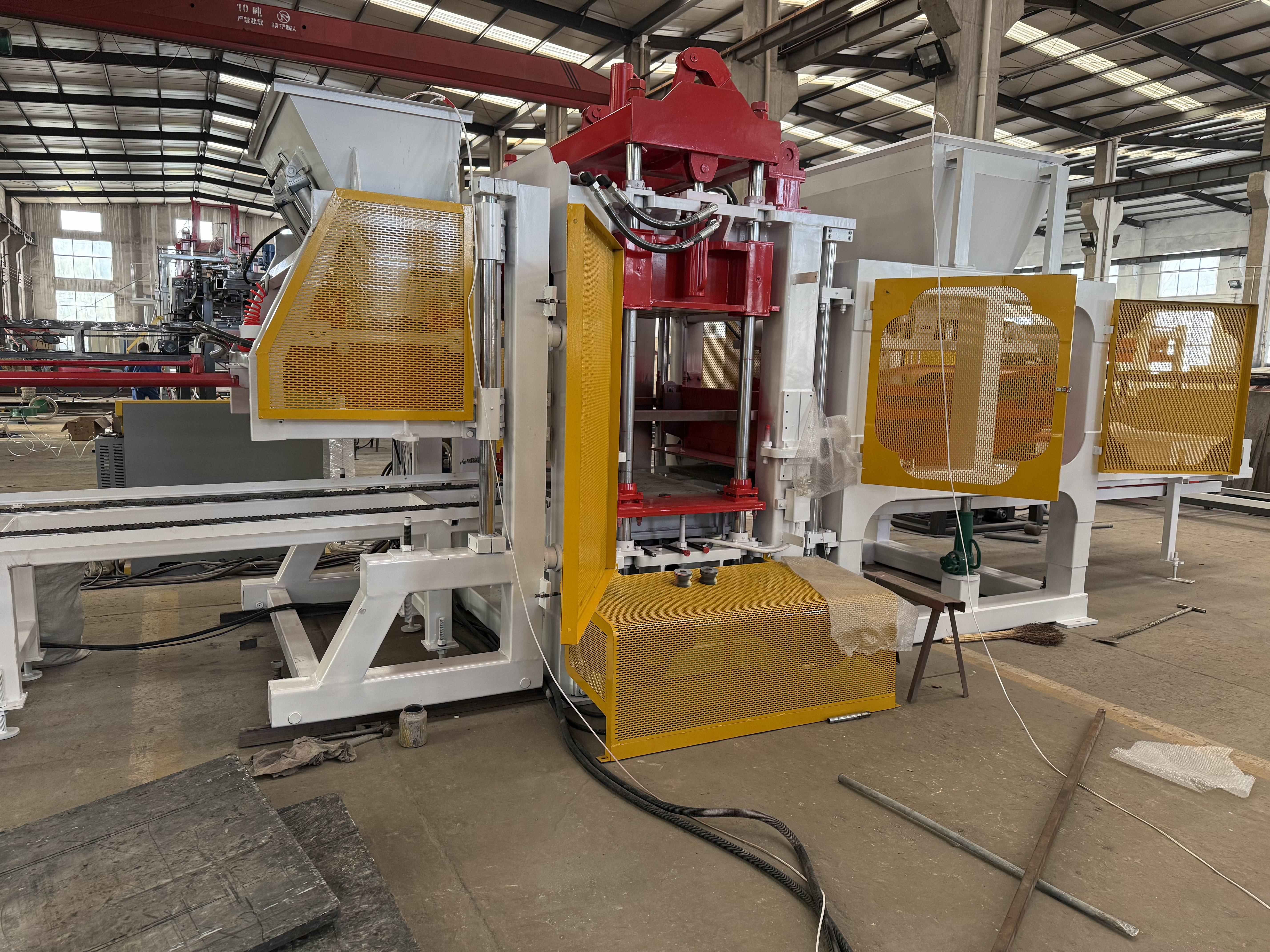 Прочная автоматическая блочная машина для массивных производственных потребностей