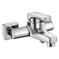 Single lever bath mixer for exposed