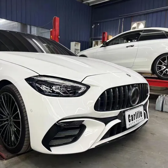 Mercedes Benz C Class W206 2021-2022 Facelift to C63 Bumpers - Front and Rear Assembly