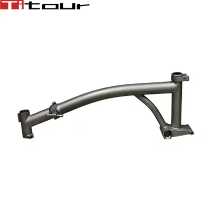Brompton folding bike Titanium main frame