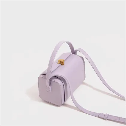 Cute Purple Bag with Chain Strap