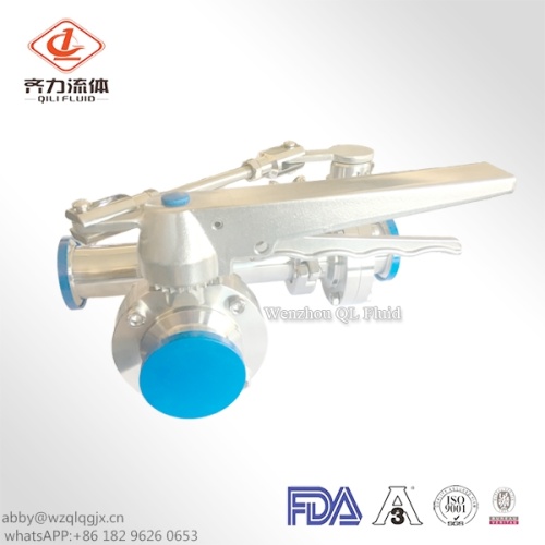 Sainless Steel Tee Connect Two Butterfly Valves