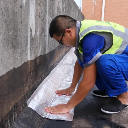 Self Adhesive Polymer Modified Bitumen Sheet for Roof Waterproofing and Leak Repair