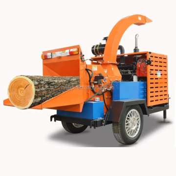 Mobile CE Diesel Wood Chipper Machine for Forest Cutting