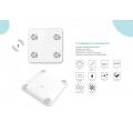 Échelle numérique Balance de salle de bain blanche Bluetooth Smart Balger