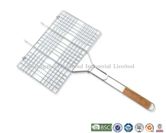 Multifunctional bbq fish grill basket/rack made in China