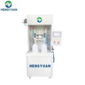 HYSG5000-2AT Semi-automatic Anti-corrosive Liquid Filling Machine with HMI Touch Screen