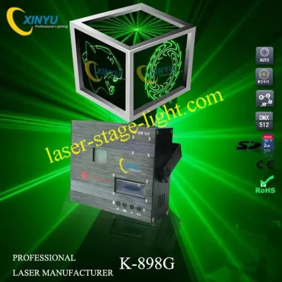 K-898g New Mini Green Animation Sd Card Laser Light