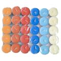 Round Shaped Pure Wax White Tea Light Candles