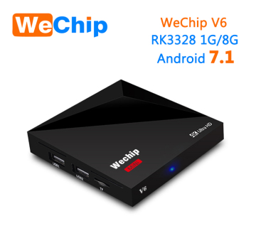 top ranking android 7.1 tv box wechip v5 android media player with codi 17.1