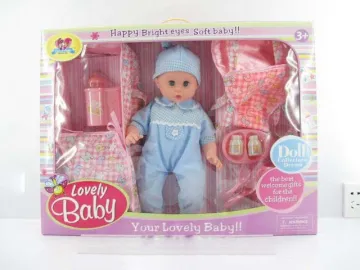 16" DOLL + SLEEPING BAGS