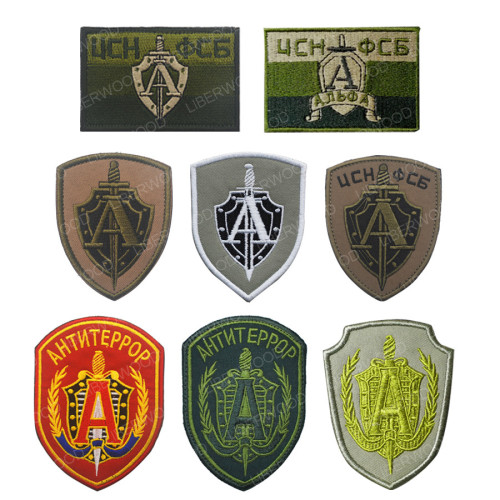 Morale 3D Embroidered Hats Patches Fastener Backing