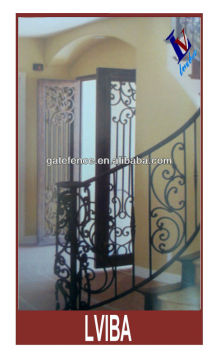 decorative wrought iron doors and stair handrails,gates,fence ,railings
