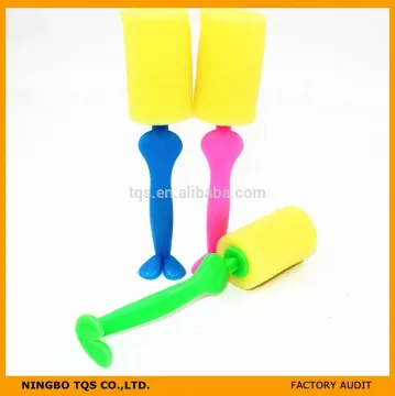 Creative Standing kitchen sponge plastic brush handle/ Standing sponge brush