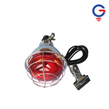 Lampă de căldură cu infraroșu roșu cu protecție metalică