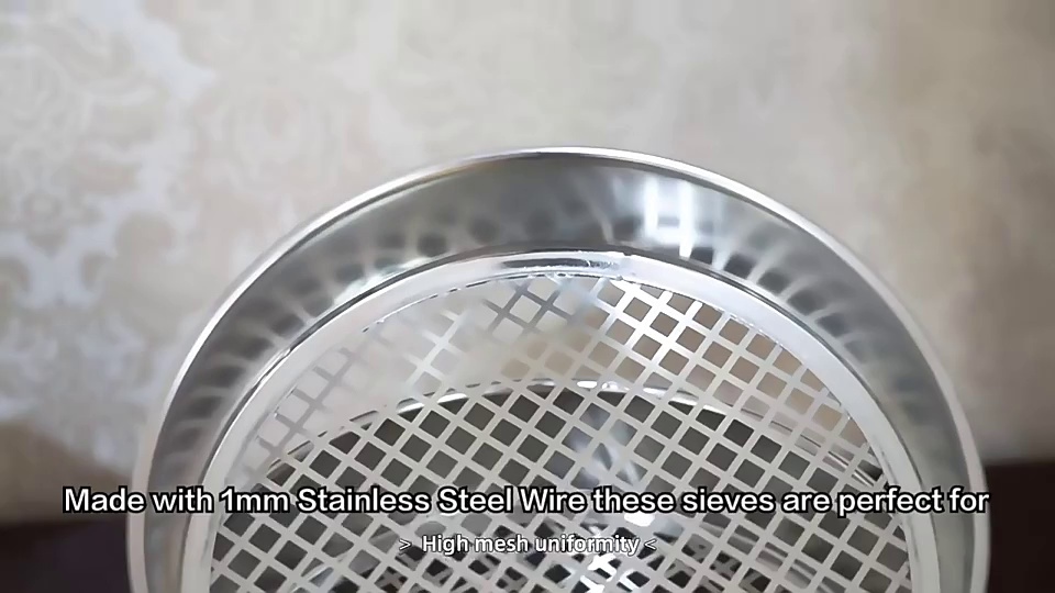 355 Square Hole Woven Wire Mesh Sieves 1mm Stainless Steel Wire Industrial Use Screen
