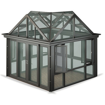 3,0 mm dickes Glas im Freien gefliest Wintergarten Aluminium Wintergarten