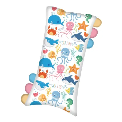 Custom Kids Huggable Bamboo Pillow: 100% Organic Bamboo Fiber & Spandex Baby Pillow
