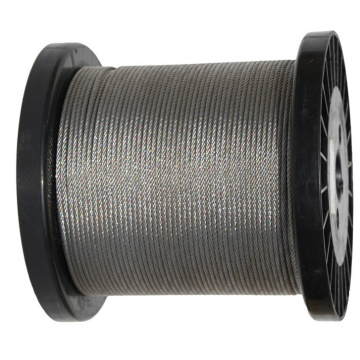 4mm AISI304 Stainless Steel Cable 7x7 Strands Construction