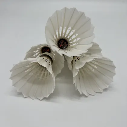 TCX PRO Most Durable Goose Feather Shuttlecock for Advanced Badminton Players