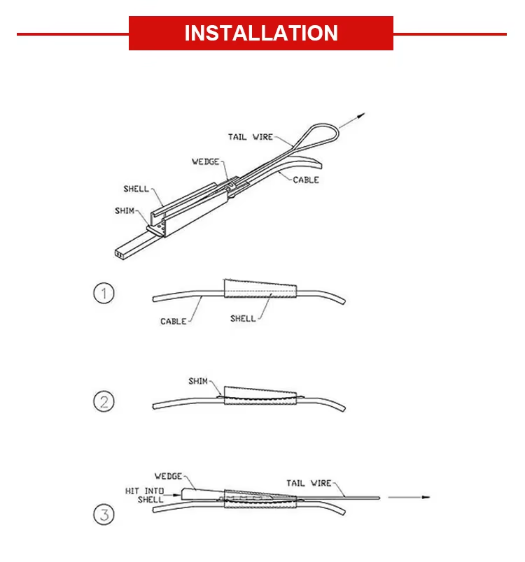 Drop Cable Tension Clamp