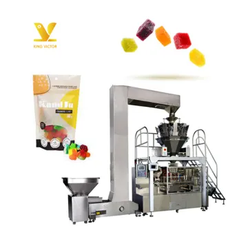 Automatic Multihead Weigher for Gummy Candy Packaging