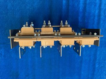 LV6 4-channel parallel copper busbar assembly