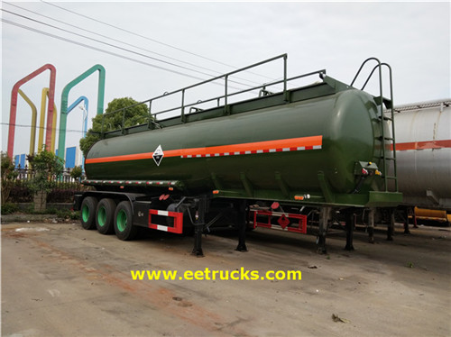 7000 Gallon 27T Hydrochloric Acid Tanker Trailers