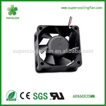 60x60x25mm 12V 0.18A 4000rpm high flow dc cooling fan