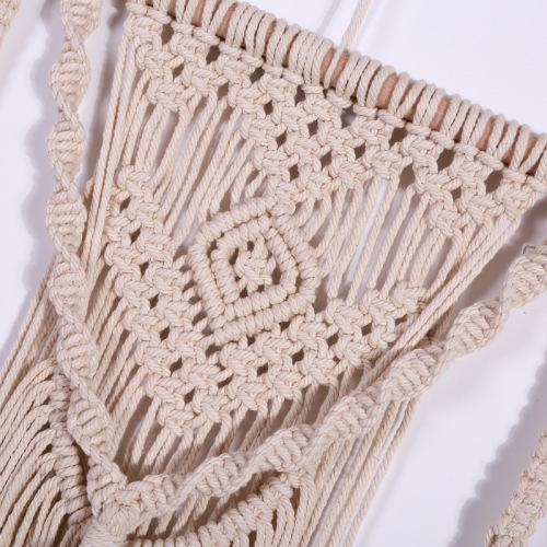 Coton Boho Tenture Murale Corde Macramé Fait Main