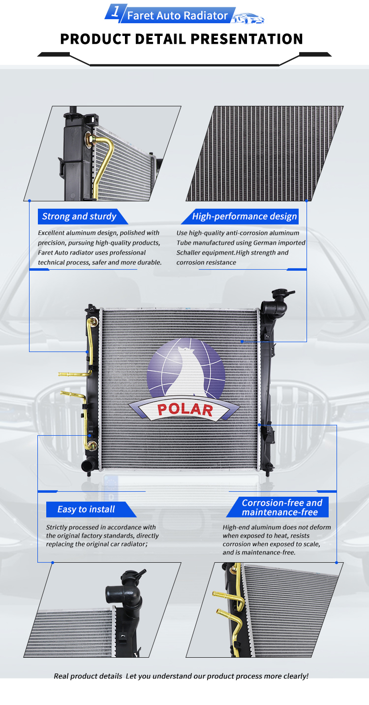 Ioniq5 Radiator 21222 Car Radiator For Hyundai Ioniq Hybrid 2019-2022 Aluminum Radiator ...