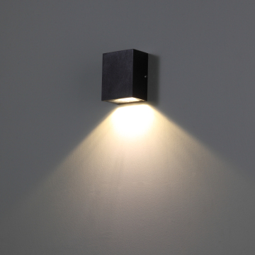 1W Down Way 80 Degree LED Exterior IP65 Wall Light - Modern Outdoor Garden Wall Lamp