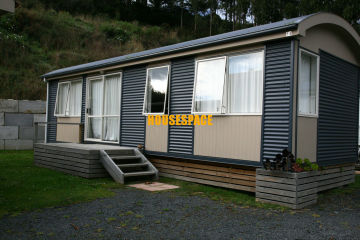 Layout Of Energy Saving Modular Container Chalet - Two Bedrooms With Living Area