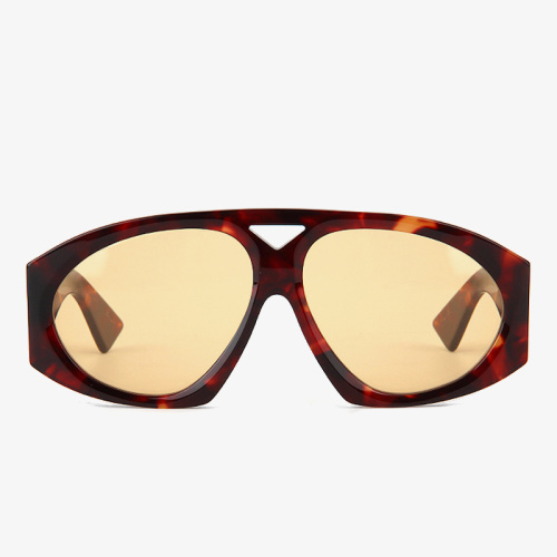 2026 Thick Single Bridge Acetate Aviator Sunglasses