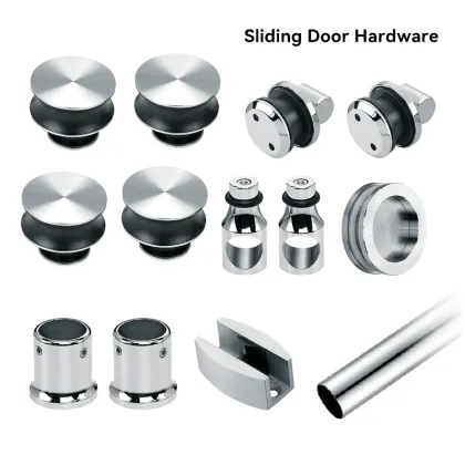4 Wheels Serenity Sliding Glass Door Hardware Kits