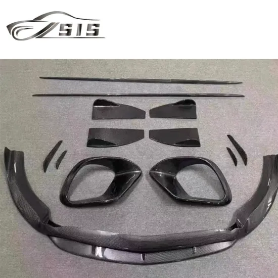 CLA-Class W118 Body Kit - CLA220/CLA45 Carbon Fiber Front Lip, Rear Diffuser, Side Skirts & Spoiler 2020-2023