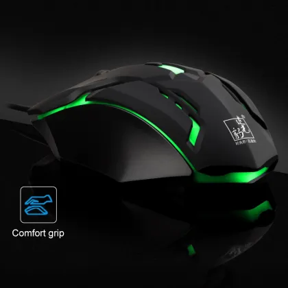 Leopard K2 USB LED Backlight Wired Gaming Mouse - Wholesale Price for Gamers