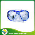 Occhiali immersioni subacquee piscina Equipaggiamento silicone blu