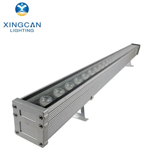 Yellow Warm RGB RGBW Hotel Bridge Facade Lighting, 220V IP65 24W/36W DMX LED Wall Washer Lights