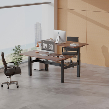Height Adjustable Electric Desk: Office Furniture with Ergonomic Standing and Face-to-Face Desk Frame