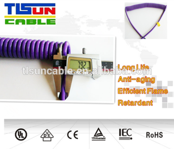 Flexible electric motor Coiled Cable,Electric Motor Spiral Cable