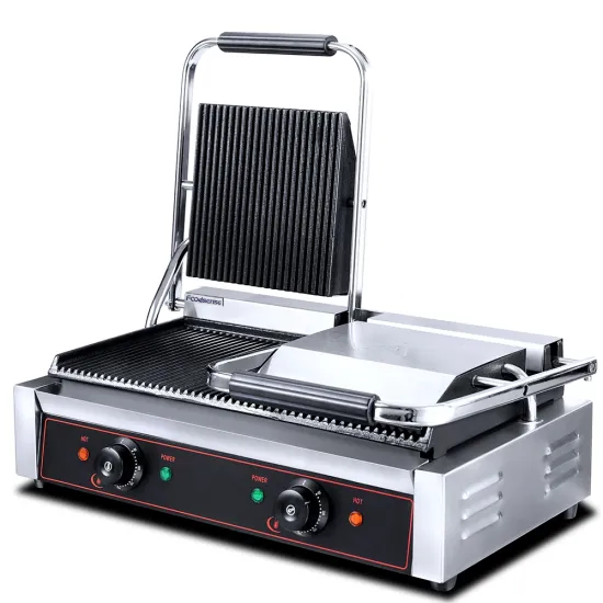 CE Approval Electric Commercial Contact Grill Steel Electric Sandwich Contact Grill