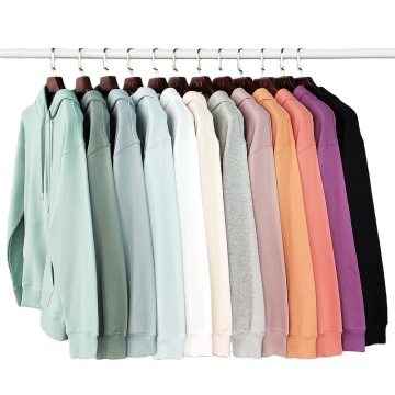 Custom 330g Cotton Pullover Hoodies with OEM Logo Printing & Embroidery