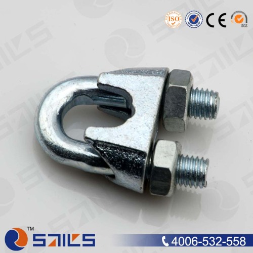 Made in China 10mm Galvanized Casted DIN 741 Malleable Steel Wire Clamp