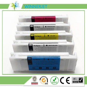 Refillable ink cartridge price is reasonable for epson T3070 printer with auto reset chips