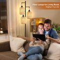 Industrial Black Farmhouse Standing Floor Lamp