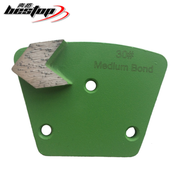 Customized OEM Premium Quality Single Arrow Segmented Diamond Concrete Grinding Tools