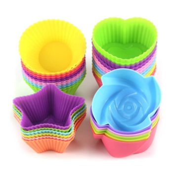 Stampi per cupcake in silicone riutilizzabili